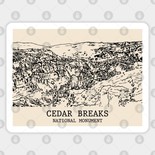 Cedar Breaks National Monument Magnet by Lakeric